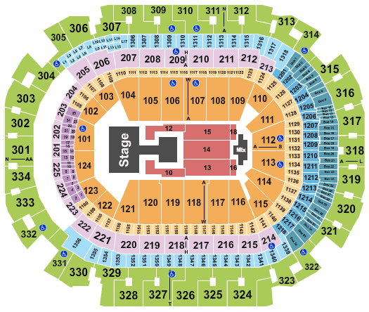American Airlines Center aespa Seating Chart